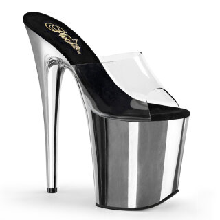 Pleaser FLAMINGO-801 - Black/Chrome