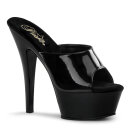 Pleaser KISS-201 - Patent Black