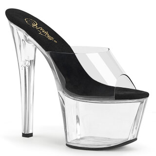 Pleaser SKY-301 - Black/Clear