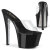 Pleaser SKY-301CRS - Black/Silver