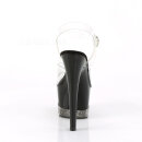 Pleaser ADORE-708-3 - Black/Pewter