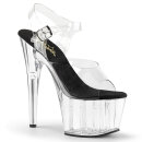 Pleaser ADORE-708 - Black/Clear