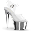 Pleaser ADORE-708 - White / Silver