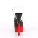 Pleaser ADORE-708BR-H - Black / Red