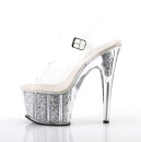 Pleaser ADORE-708G - Silber Glitter