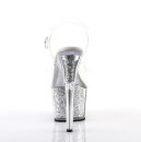 Pleaser ADORE-708G - Silber Glitter