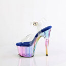 Pleaser ADORE-708HT - Blue Holographic