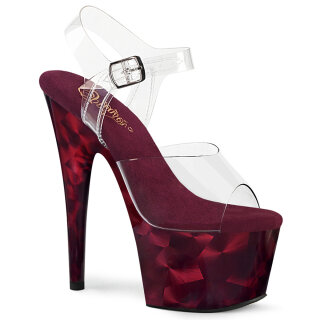 Pleaser ADORE-708MPP -  Burgundy Metallic