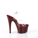 Pleaser ADORE-708MPP -  Burgundy Metallic