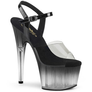 Pleaser ADORE-708T-2 - Black/Clear