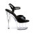 Pleaser ADORE-709 - Black / Clear