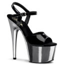 Pleaser ADORE-709 - Pat BLK/Chrome