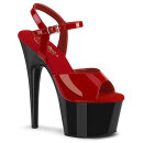 Pleaser ADORE-709 - Patent Red/Black