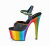 Pleaser ADORE-709RC-02 - Rainbow