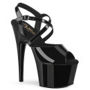 Pleaser ADORE-724 - Patent Black