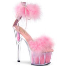 Pleaser ADORE-724F - Clear/Baby Pink