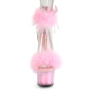 Pleaser ADORE-724F - Clear/Baby Pink