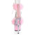 Pleaser ADORE-724F - Clear/Baby Pink