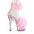 Pleaser ADORE-724F - Clear/Baby Pink