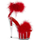 Pleaser ADORE-724F - Clear/Red