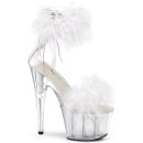 Pleaser ADORE-724F - Clear/White