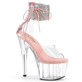 Pleaser ADORE-724RS - Baby Pink/Clear