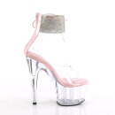 Pleaser ADORE-724RS - Baby Pink/Clear