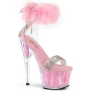 Pleaser ADORE-727F - Clear/Baby Pink