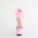 Pleaser ADORE-727F - Clear/Baby Pink