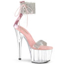 Pleaser ADORE-727RS - Baby Pink/Clear