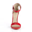 Pleaser AMUSE-10 - Patent Red