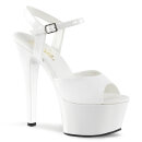 Pleaser ASPIRE-609 - Patent White