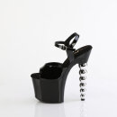 Pleaser BLISS-709 - Black/Silver Chrome