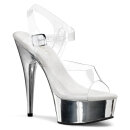 Pleaser DELIGHT-608 - Silver