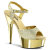 Pleaser DELIGHT-609-5G - Gold Glitter