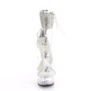 Pleaser DELIGHT-624RS - White/Clear