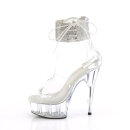 Pleaser DELIGHT-624RS - White/Clear