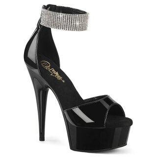 Pleaser DELIGHT-625 - Patent Black