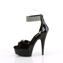 Pleaser DELIGHT-625 - Patent Black