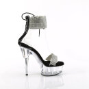 Pleaser DELIGHT-627RS - Black/Clear