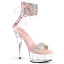 Pleaser DELIGHT-627RS - Baby Pink/Clear