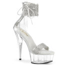 Pleaser DELIGHT-627RS - White/Clear