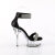 Pleaser DELIGHT-641 - Black/Clear