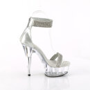 Pleaser DELIGHT-641 - White/Clear