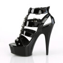 Pleaser DELIGHT-658 - Patent Black