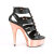 Pleaser DELIGHT-658 - Black/Rose Gold