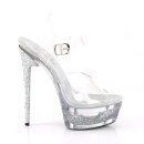 Pleaser ECLIPSE-608GT - Silver