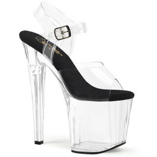 Pleaser ENCHANT-708 - Black/Clear