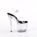 Pleaser ENCHANT-708 - Black/Clear