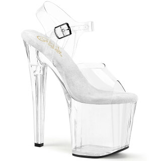 Pleaser ENCHANT-708 - White/Clear